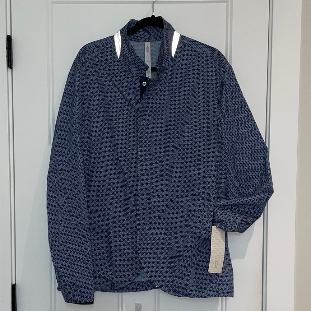 lululemon athletica Ablazer Men’s Lightweight Jacket NWT Size L - REFLECTIVE